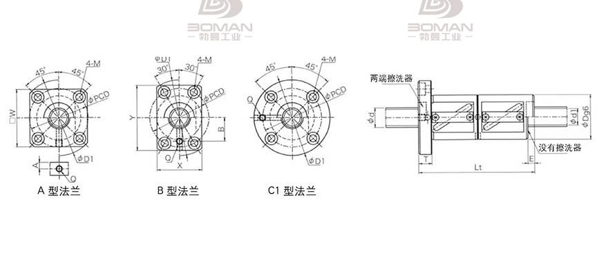 KURODA GR2504DD-CAPR 日本黑田精工丝杠钢珠安装方法