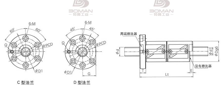 KURODA GR4012DD-DALR 黑田精工丝杆规格说明