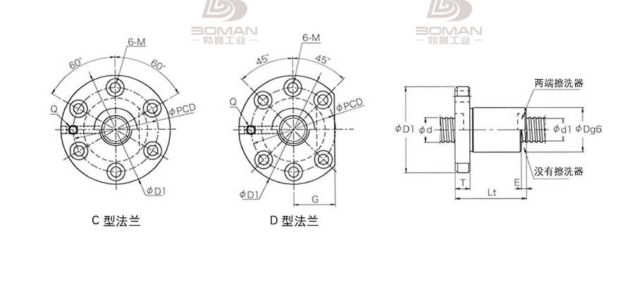 KURODA GD5010JT-CDPR 黑田丝杆型号规格